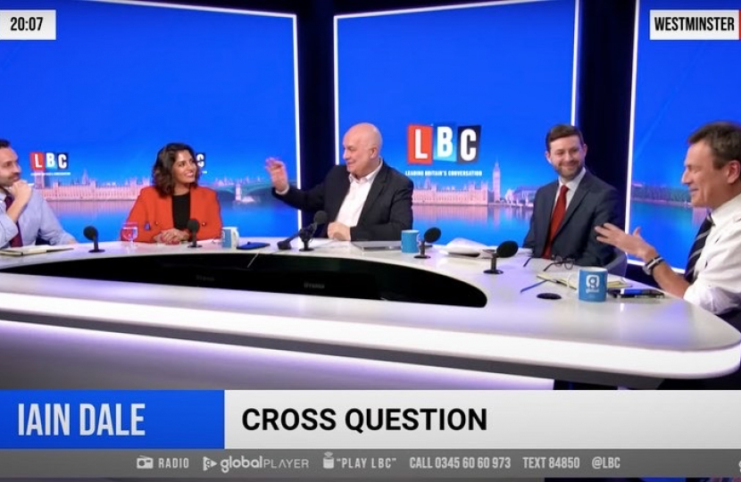 Resham on Cross Question with the panel