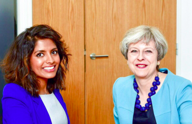 Resham & Theresa May MP